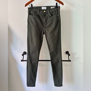 Frame Le High Skinny Jeans Deep
Moss